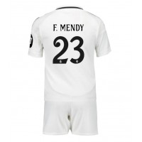 Real Madrid Ferland Mendy #23 Fußballbekleidung Heimtrikot Kinder 2024-25 Kurzarm (+ kurze hosen)